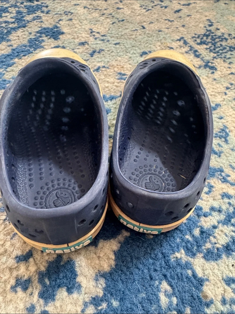 Native Kids Jefferson Slip-On Shoes in Navy size C7